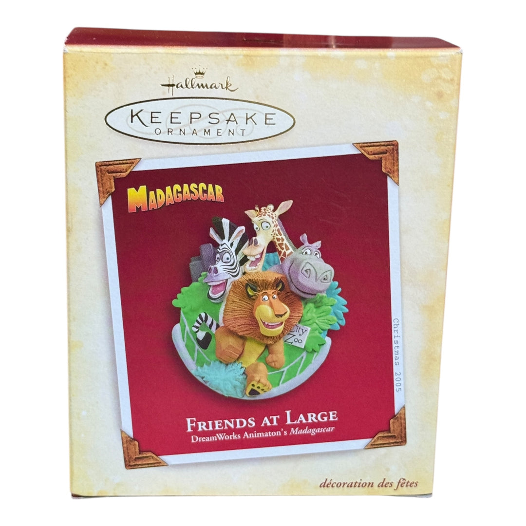 2005 Hallmark Keepsake Ornament DreamWorks Friends At Large Madagascar
