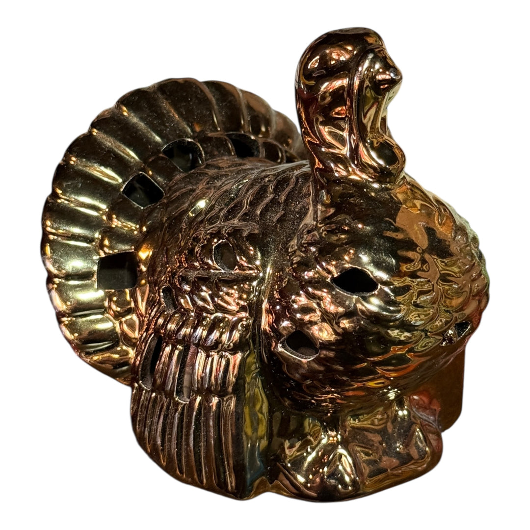 Gold Ceramic Turkey