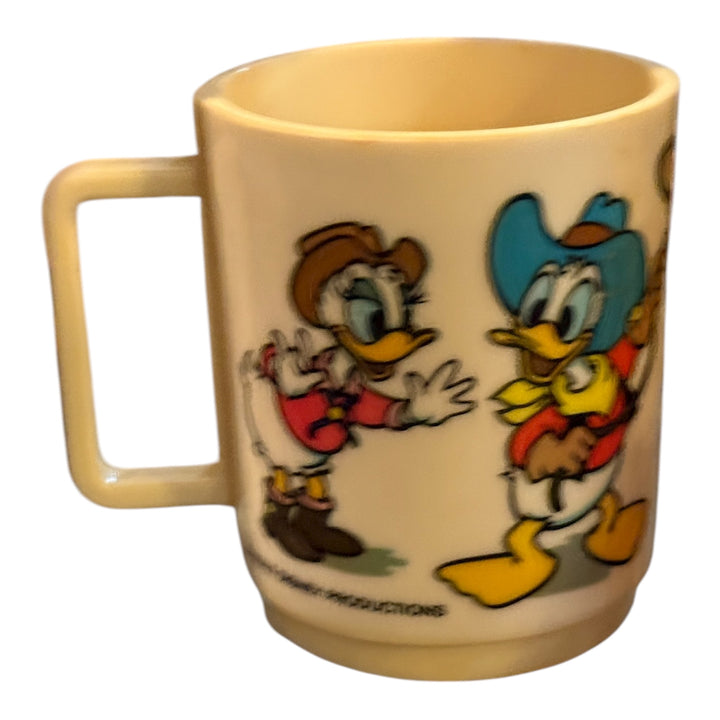 Deka Walt Disney Prod. Donald Duck Daisy Duck Huey Dewey &amp; Louie Souvenir Mug