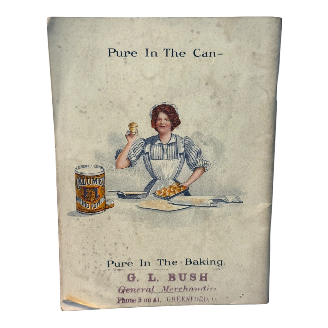 Calumet Baking Powder ~ Reliable Recipes ~ Helpful Hints ~ Antique 1909 Recipe Book
