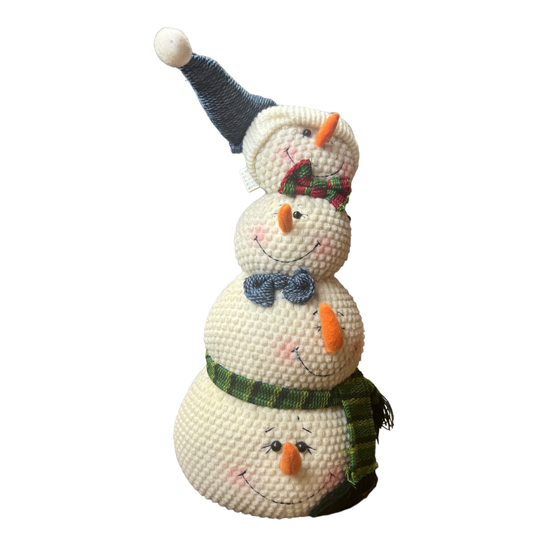 Fabric Snowman Stack