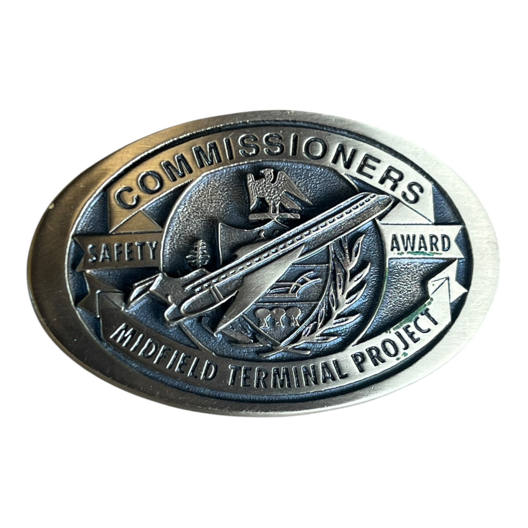 Belt Buckle - Commissioners Midfield Terminal Project