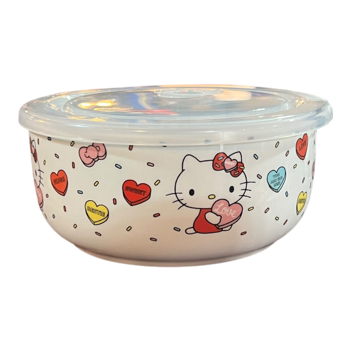 Valentine's Day - Sanri Hello Kitty Covered Bowl Small