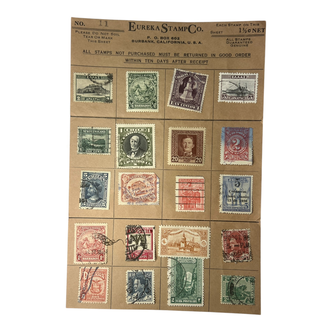 Stamps - Eureka Stamp Co. Page No 11.