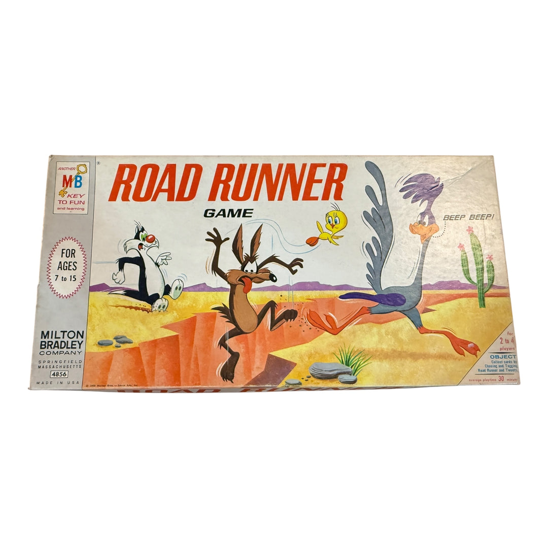 Vintage Milton Bradley 1968 Road Runner Game