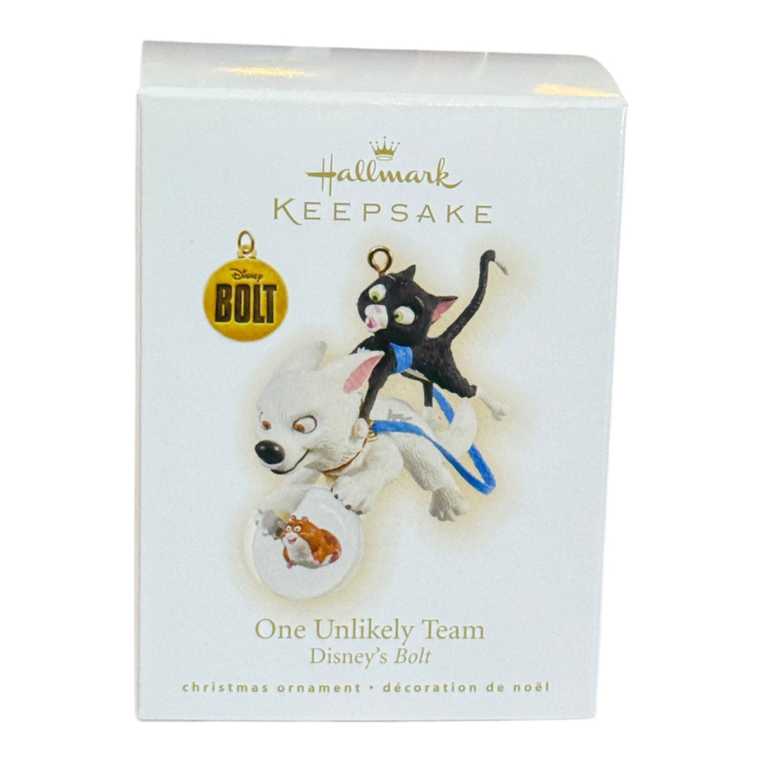 2009 Hallmark Keepsake Ornament One Unlikely Team Bolt