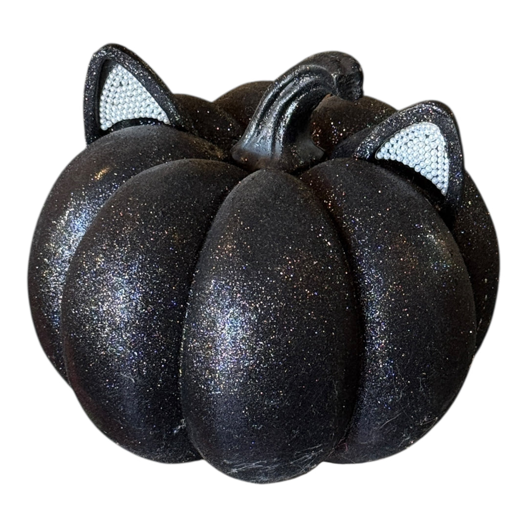Glitter Cat Pumpkin
