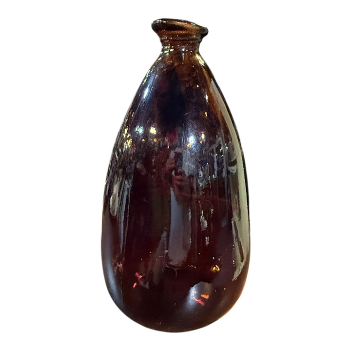 Amber Glass Demijohn Bottle