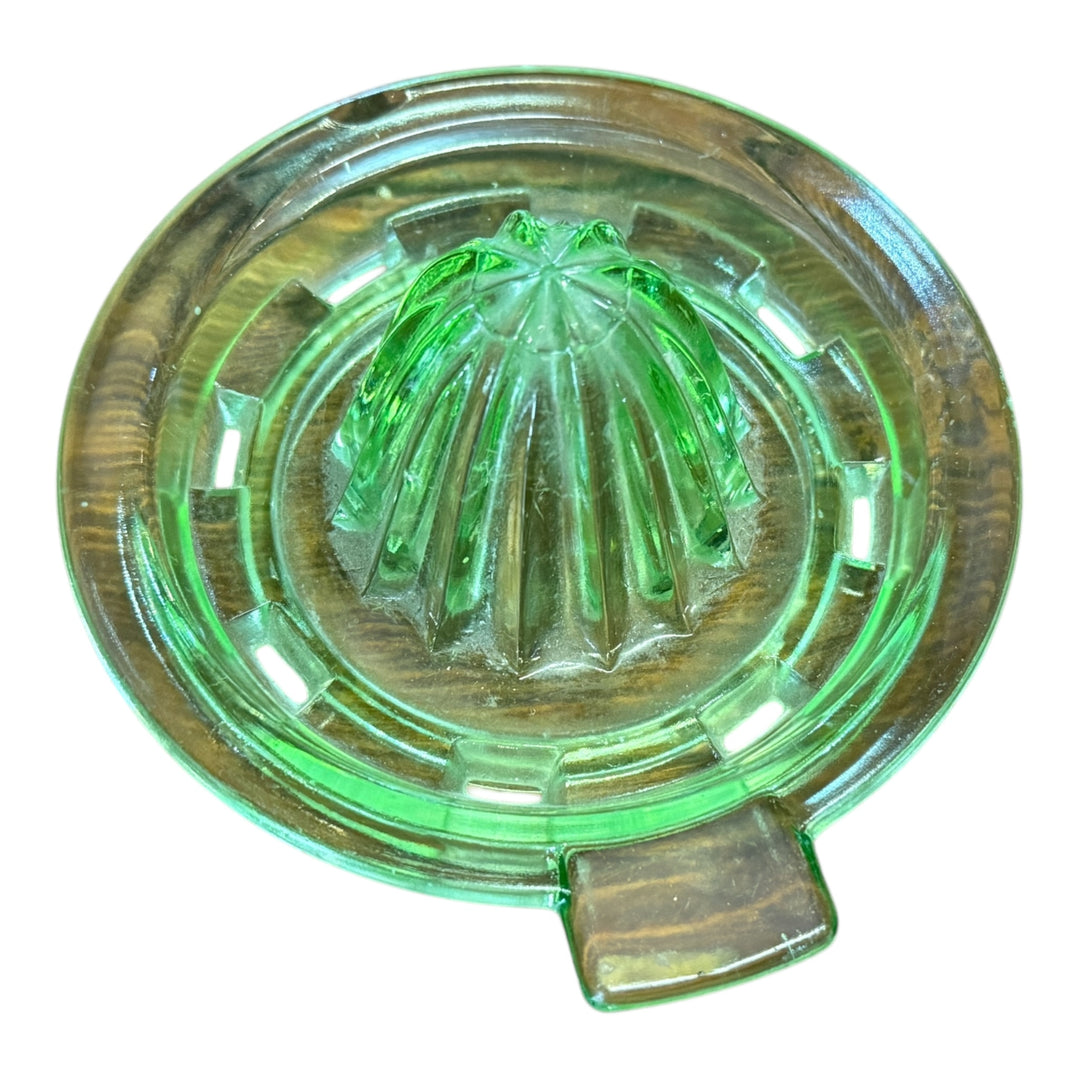 Vintage Uraniium Glass Juicer