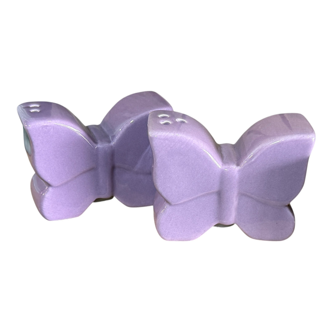Salt and Pepper Shakers - Lavender Butterfly