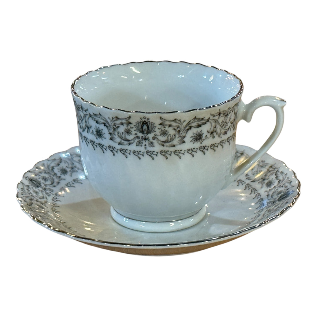 Porcelain Teacup and Saucer