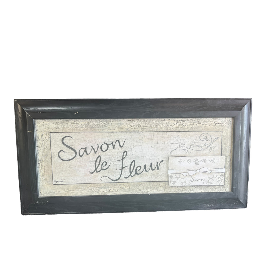 Savon Le Fleur Wooden Picture