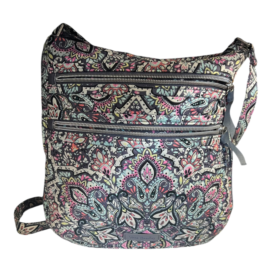 Vera Bradley Triple Zip Hipster Bonbon Medallion