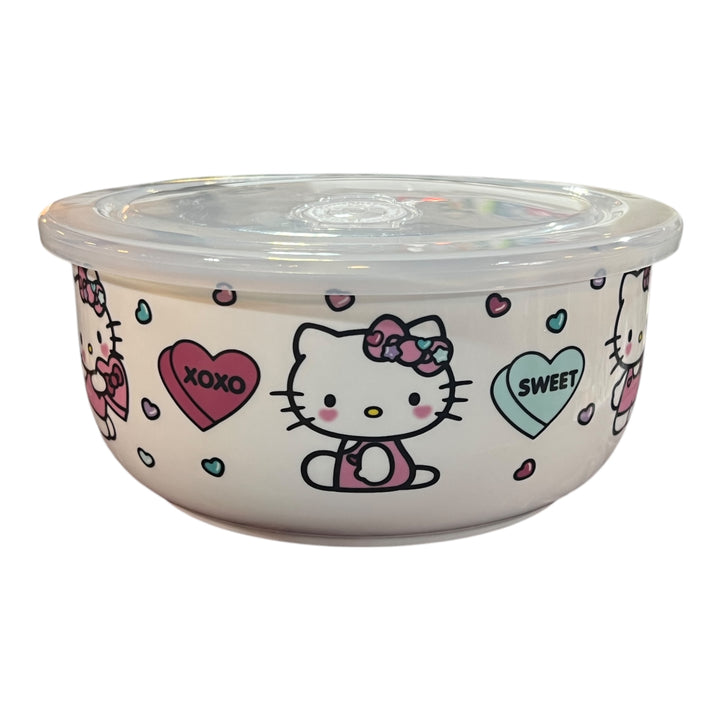 Valentine's Day - Sanri Hello Kitty Covered Bowl Large