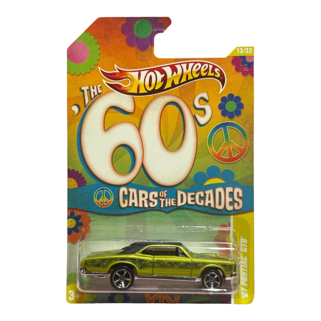 Hot Wheels The 60s Cars of the Decades 67 Pontiac GTO