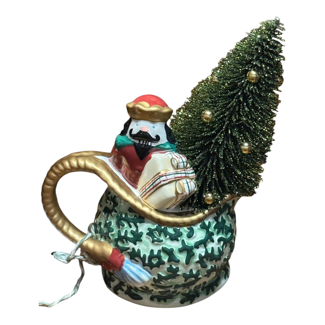 Moon Garden Club - Ceramic Creamer with Tree and Nutcracker