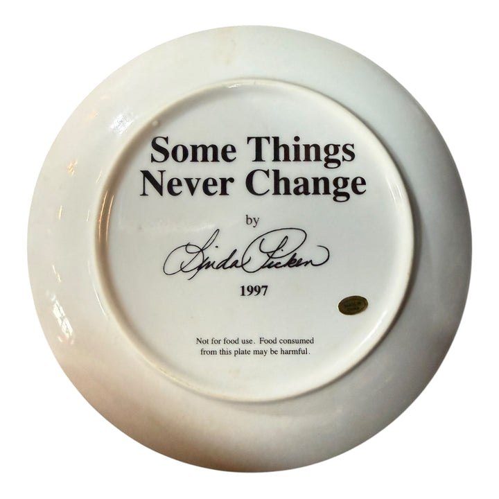 Some Things Never Change Collector's Plate
