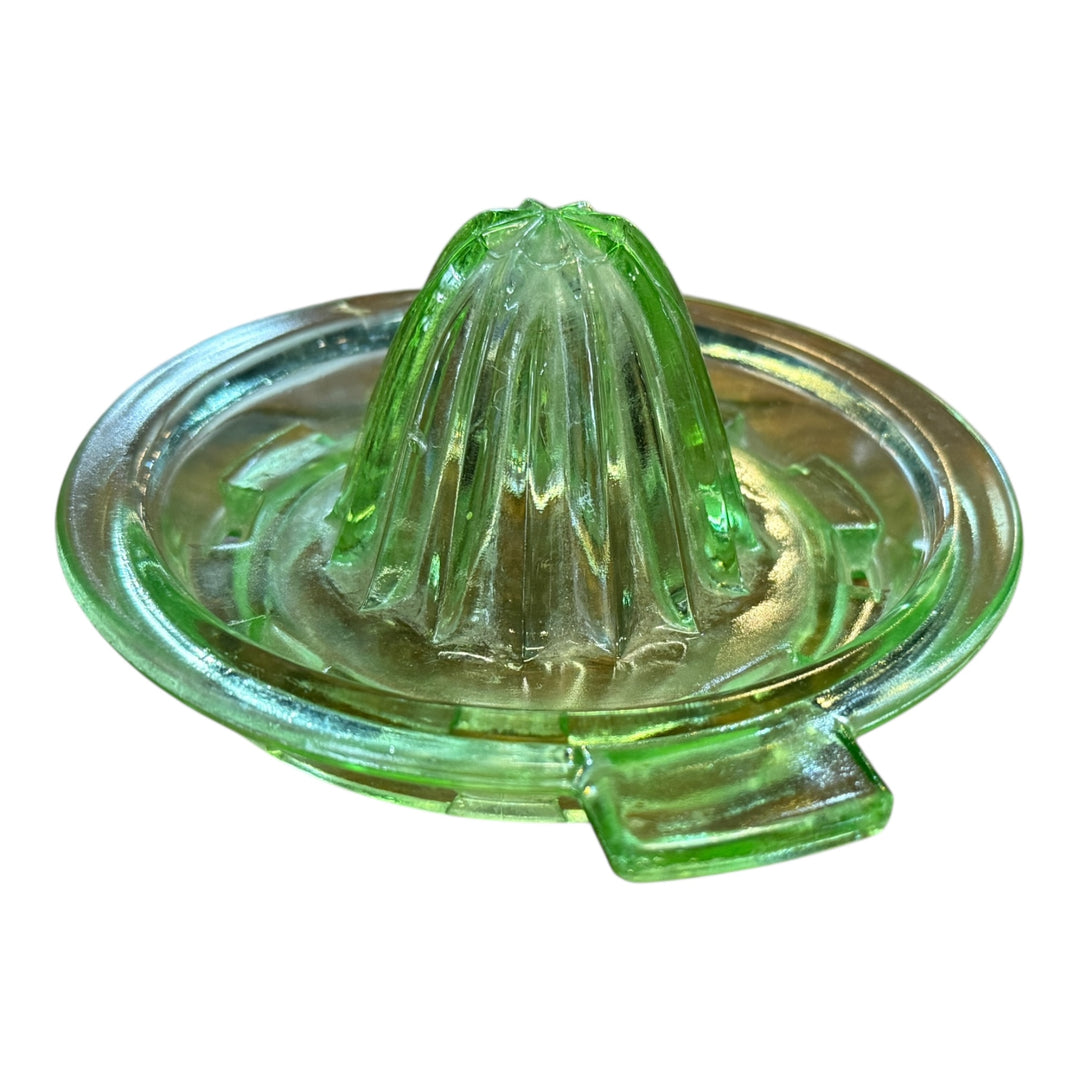 Vintage Uraniium Glass Juicer
