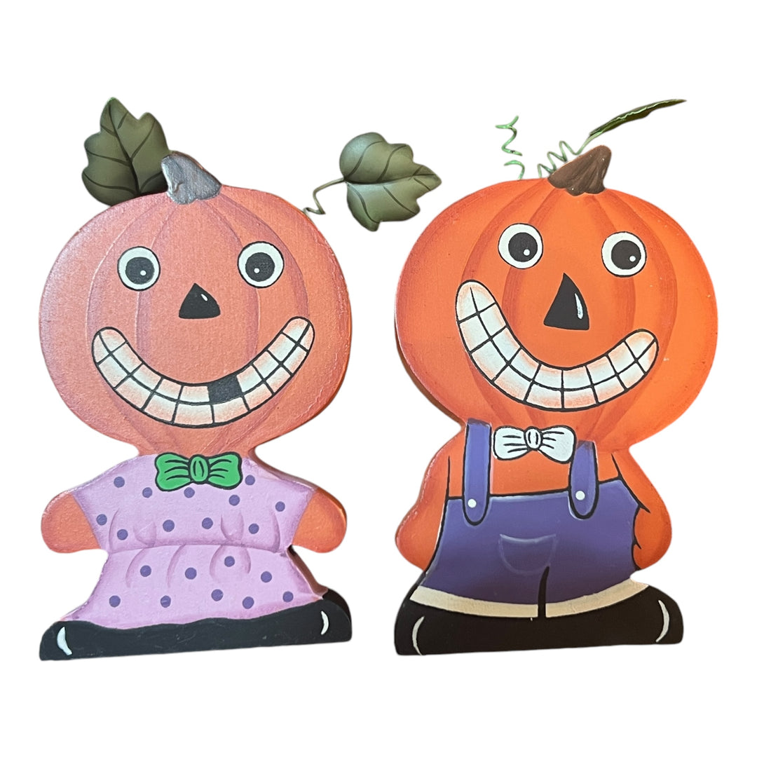 Wooden Pumpkin Kids Set