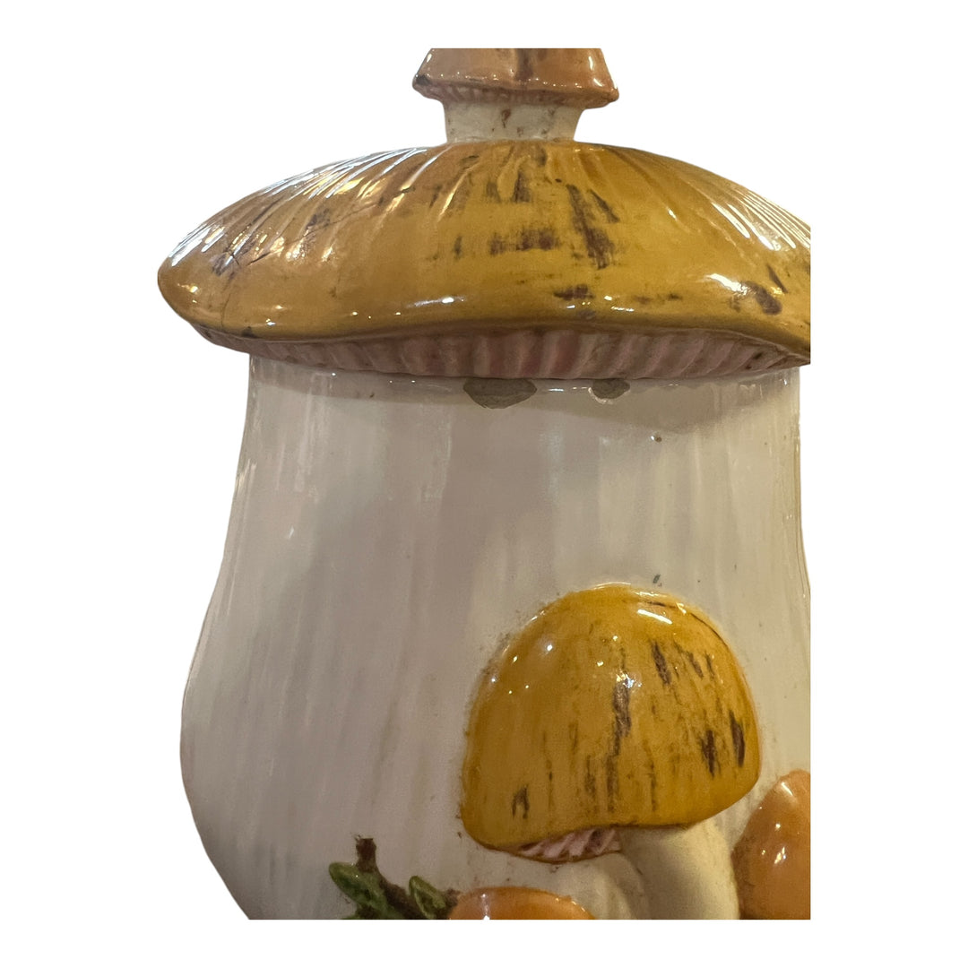 Vintage Mushroom Canister Set