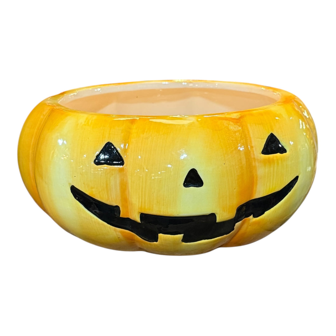 Ceramic Pumpkin Bowl / Candy Dish