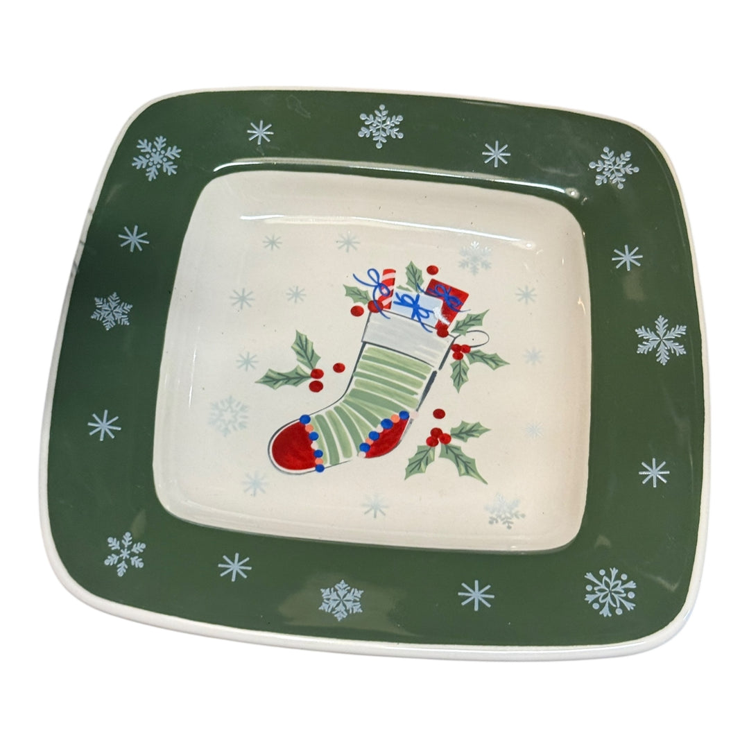 Moon Garden Club - Longaberger Square Bread Plate