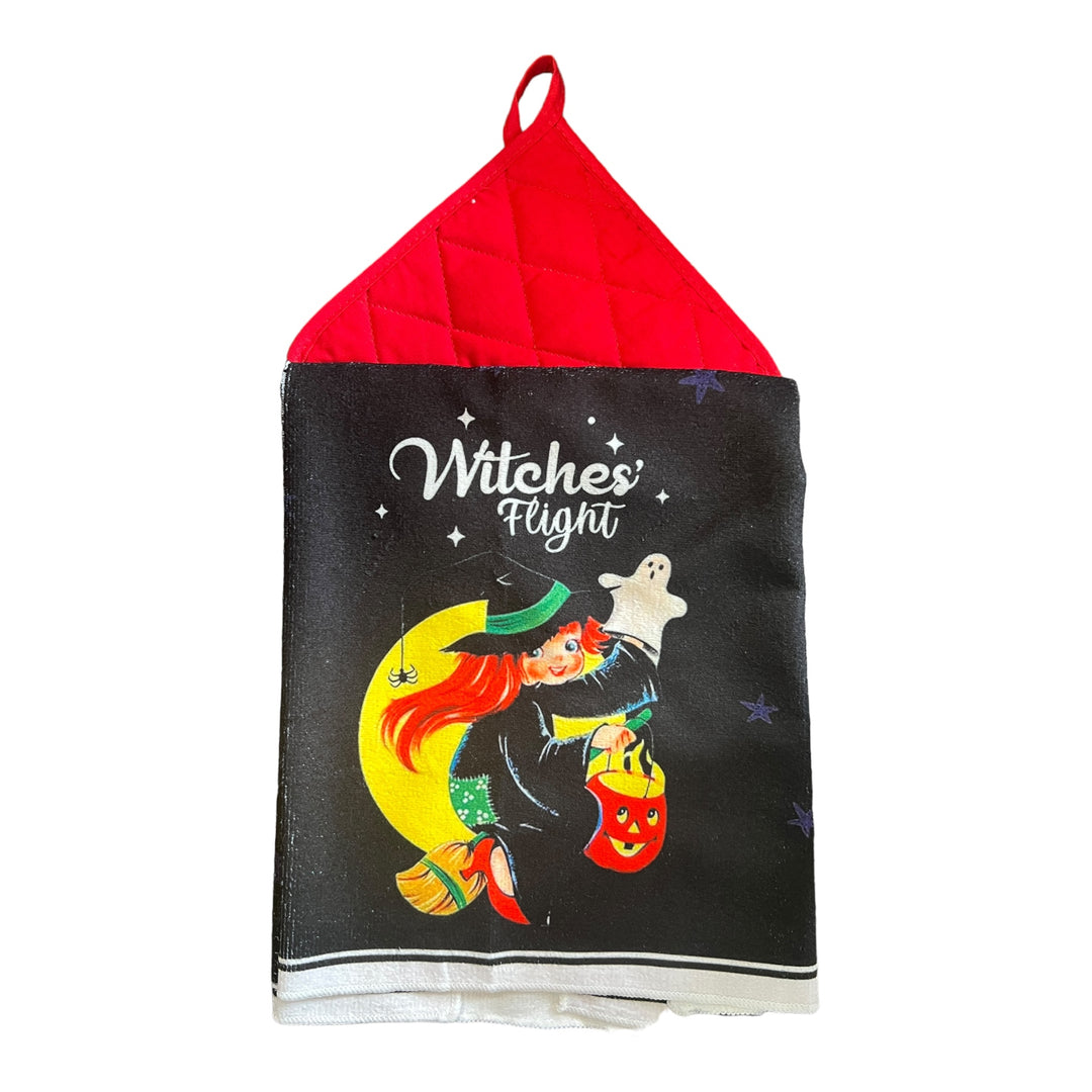 Handmade Hanging Towel - Witches Flight