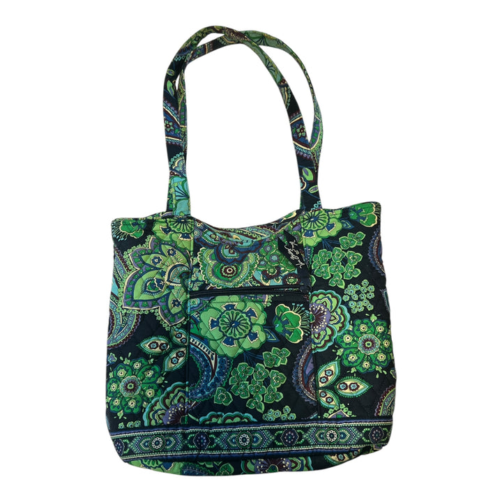 Vera Bradley  Blue Rhapsody Green Tote Bag