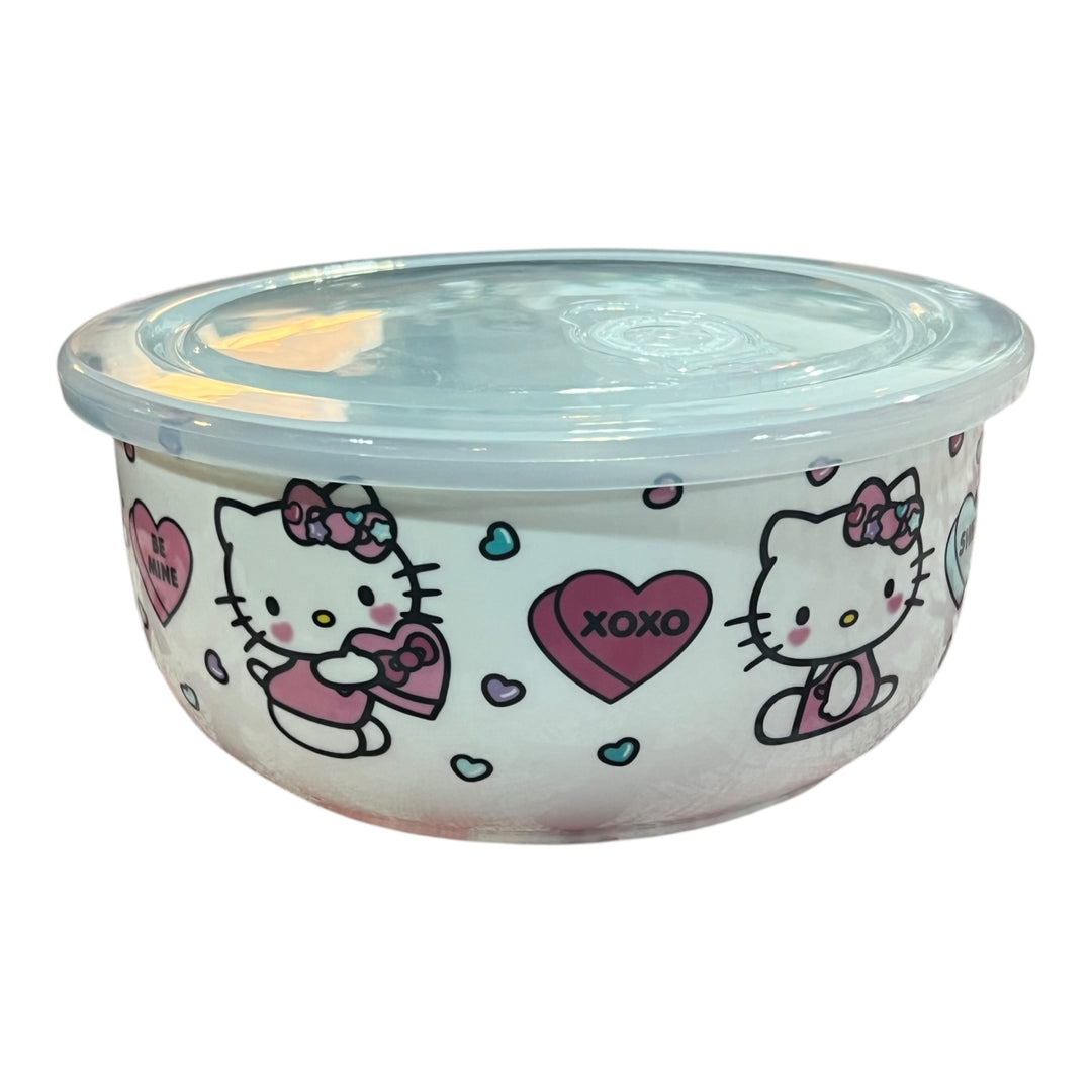 Valentine's Day - Sanri Hello Kitty Covered Bowl Large