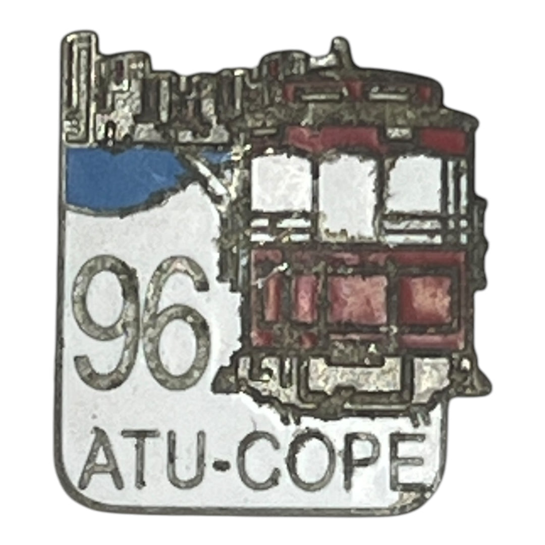 Pin - 1996 ATU-COPE Transit Union Train Metal Enamel Pin