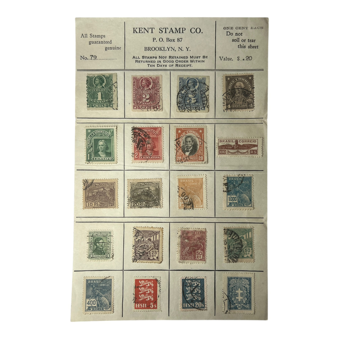 Stamps - Kent Stamp Co. Page No. 79