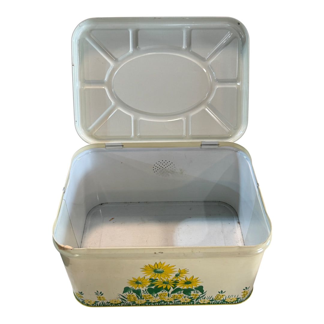 Vintage Metal Bread Box