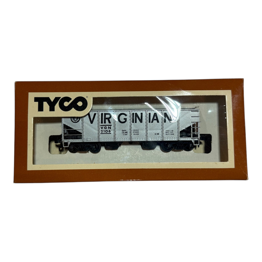 Trains - TYCO Hopper Car 40 Foot Virginian 330F