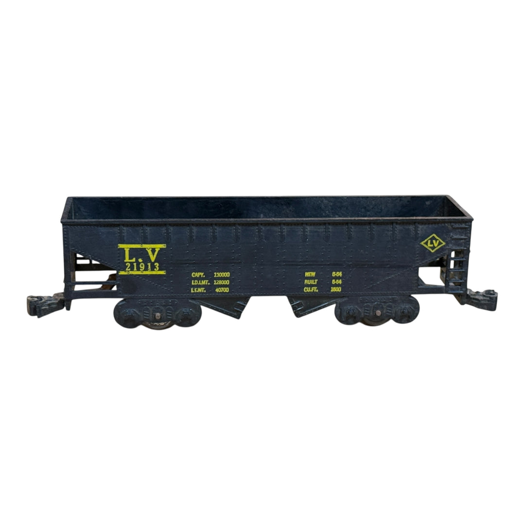 Trains - Marx LV 21913 Train Lehigh Valley Gondola Coal Hopper O Gauge