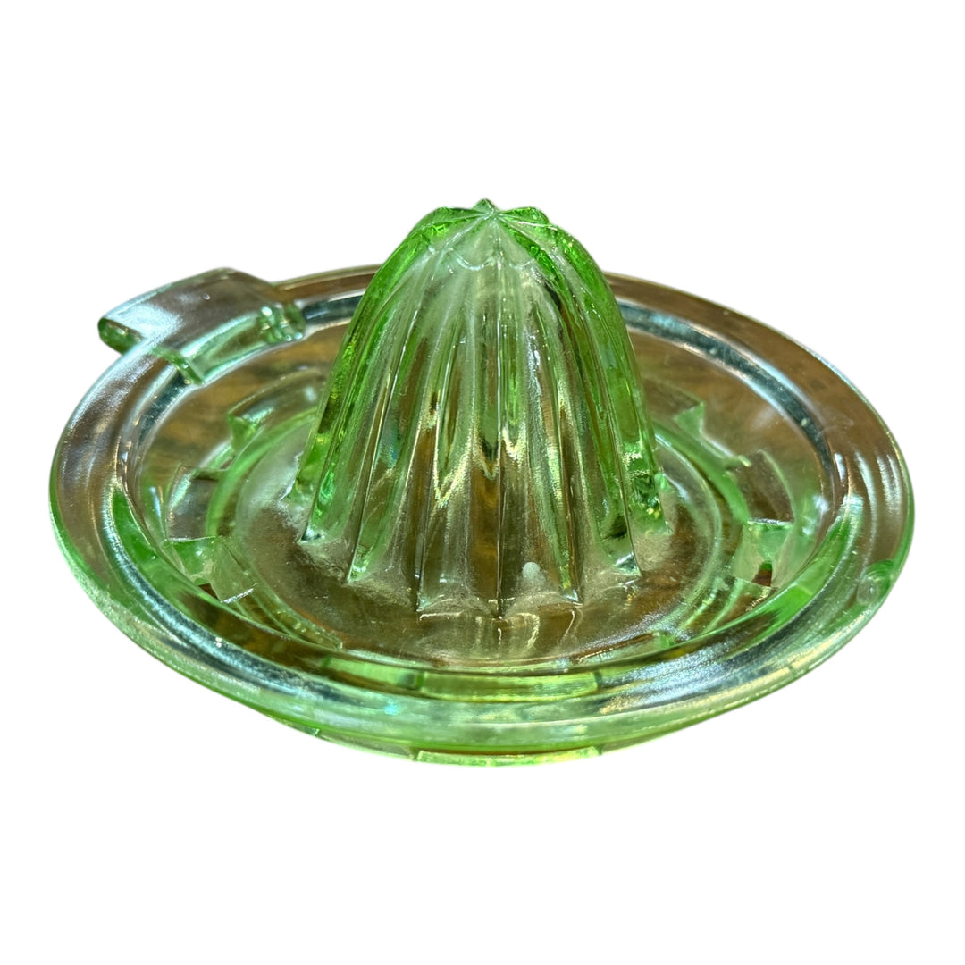 Vintage Uraniium Glass Juicer