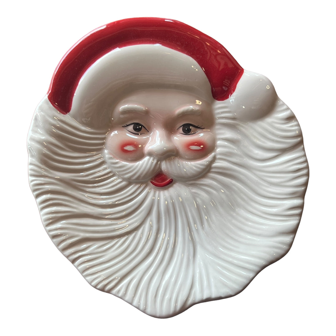 Pottery Barn Santa Luncheon Plate