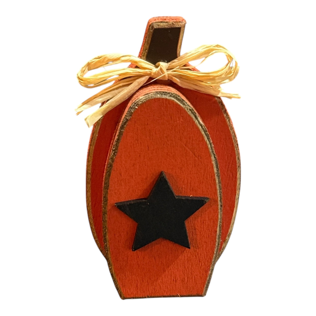 Primitive Wooden Pumpkin