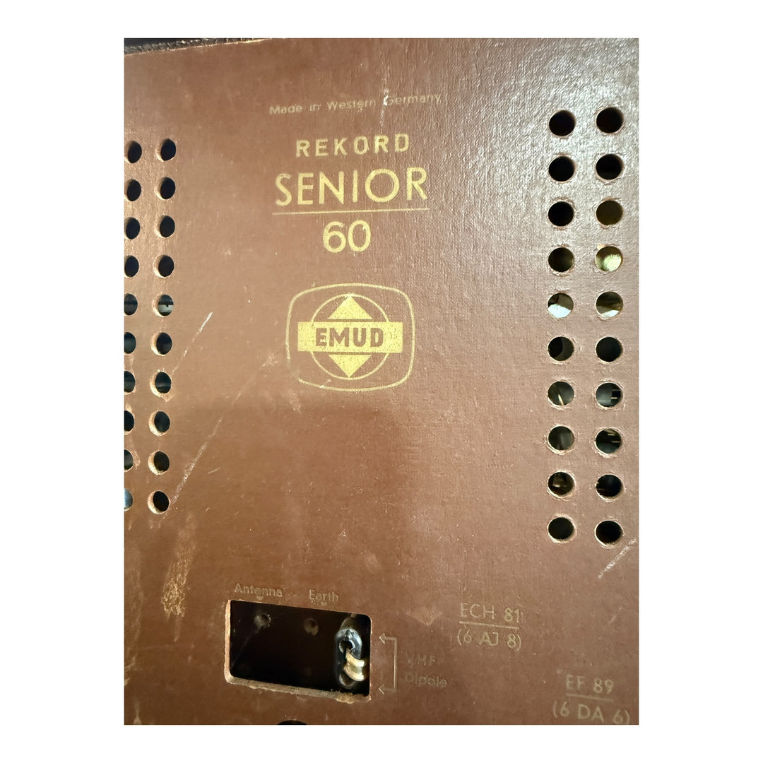 Vintage Emud Rekord Senior 60 AM/FM Radio West Germany