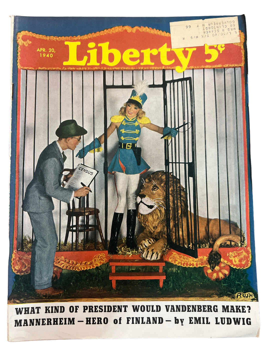 Magazine - Liberty April 20th, 1940