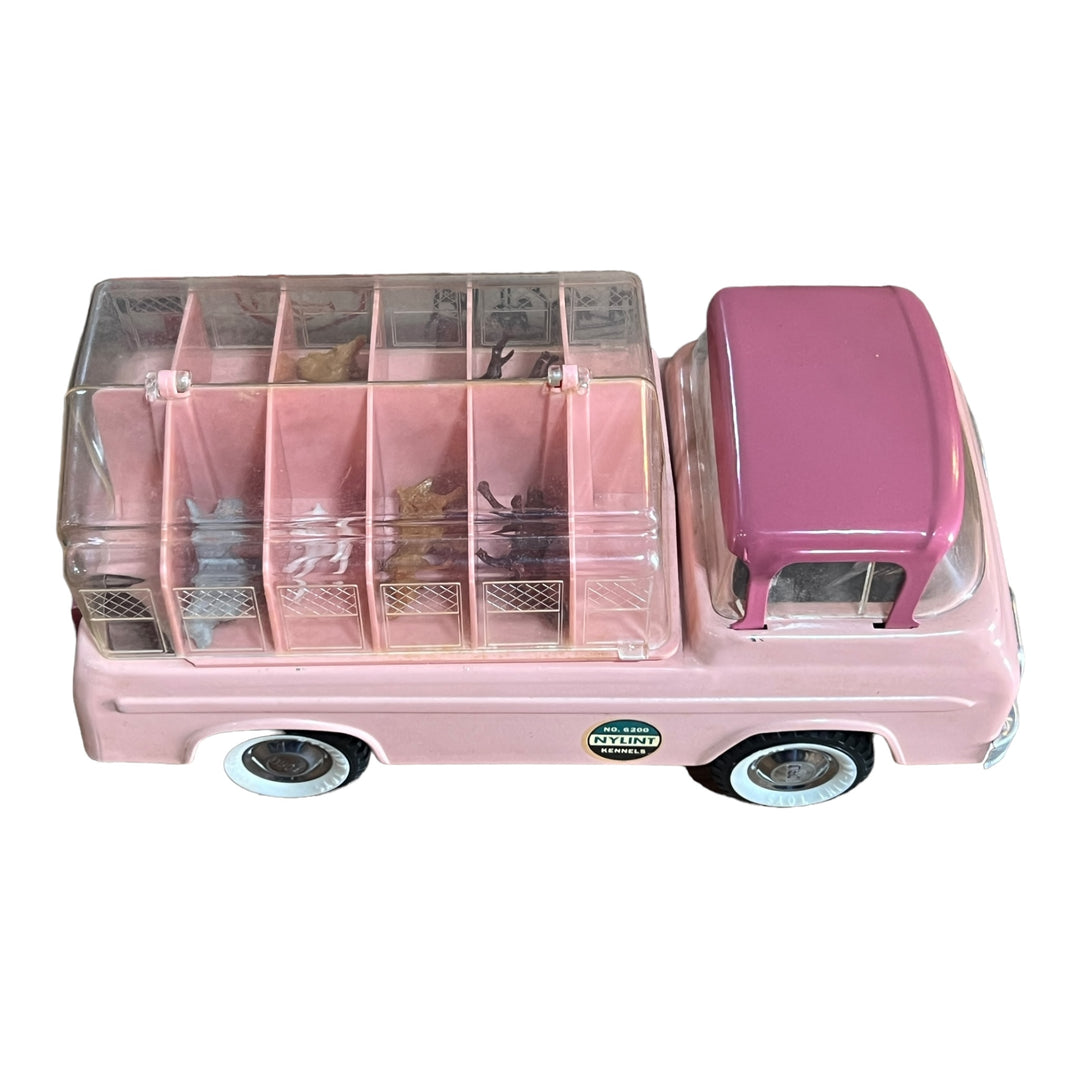 1960's NYLINT Pink Ford Kennel Van