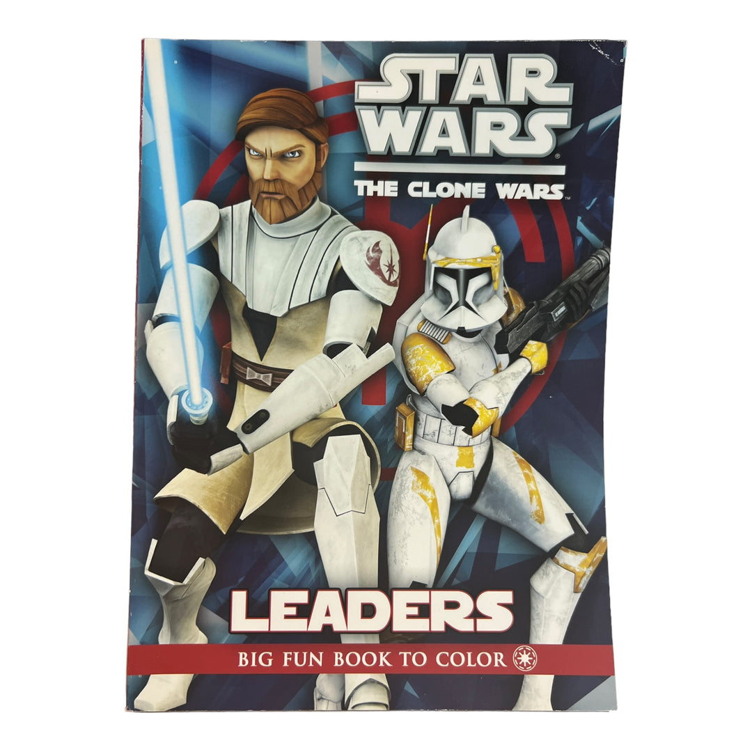 Official Star Wars Fan Club The Clone Wars Leaders Big Fun Book to Color