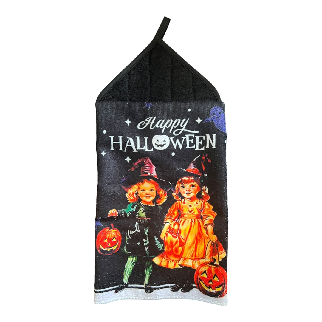 Handmade Hanging Towel - Happy Halloween