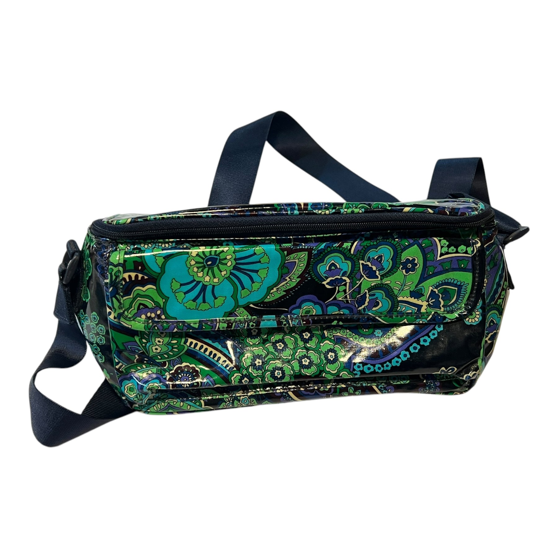 Vera Bradley Blue Rhapsody Green Vinyl Lunch Tote – Emma Jeans
