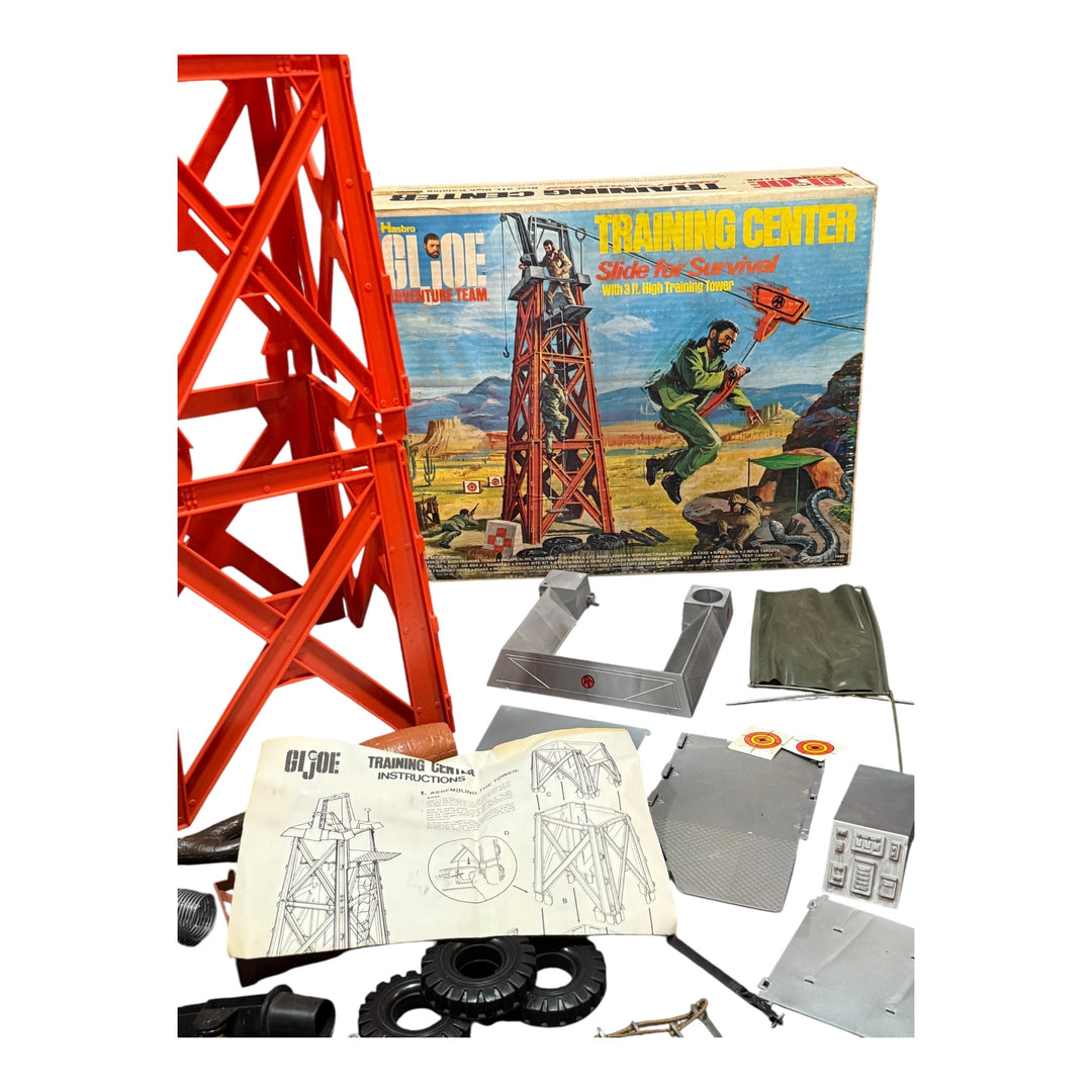 Vintage 1974 Hasbro GI JOE Adventure Team Training Center Set
