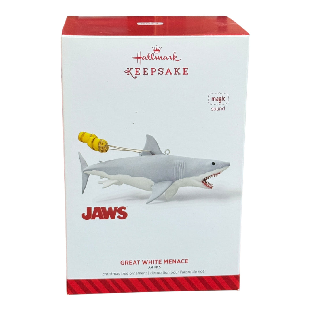 2014 Hallmark Keepsake Jaws Great White Menace Chrismas Ornament w/ Magic Sound