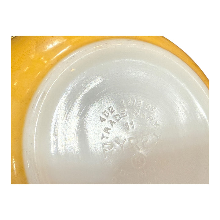 Vintage Pyrex Harvest Gold Mixing Bowl #402