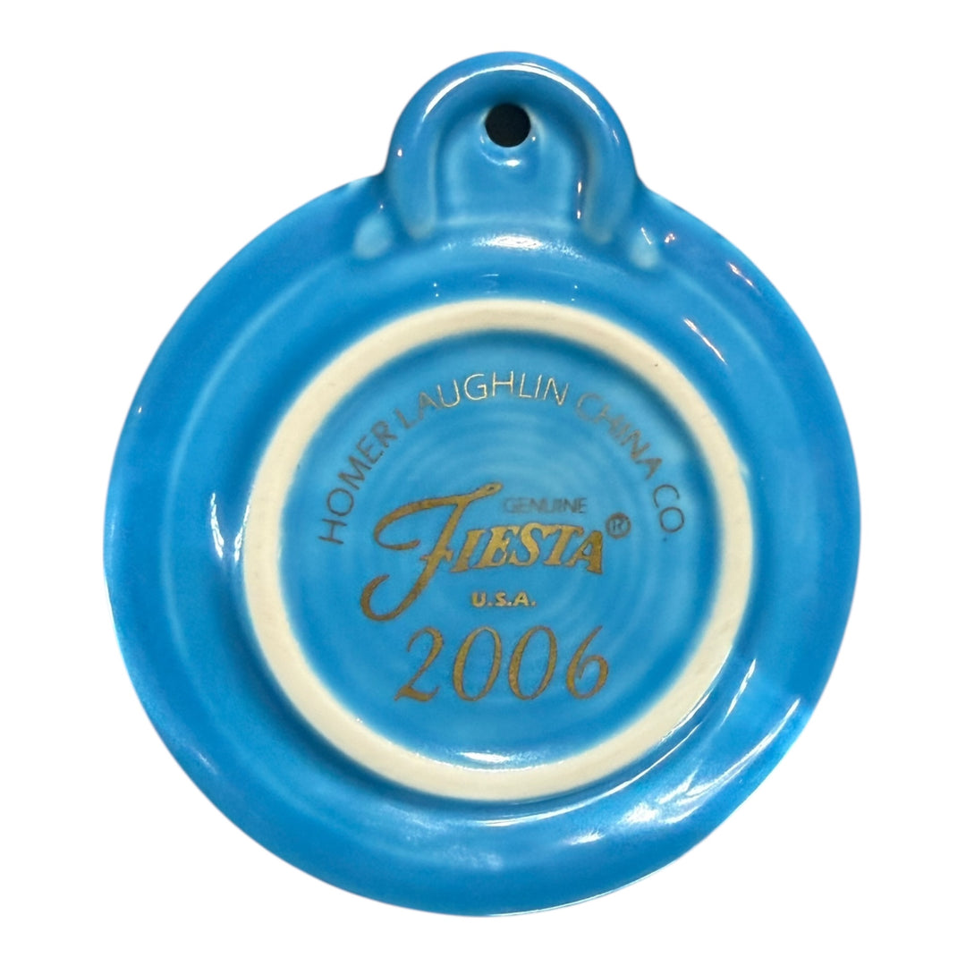 Fiesta Ware 2006 70th Anniversary Dancing Lady Peacock No Box