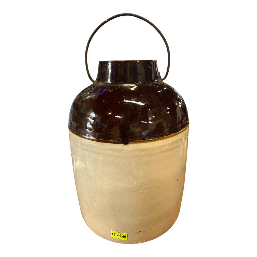 Stoneware Crock Handled