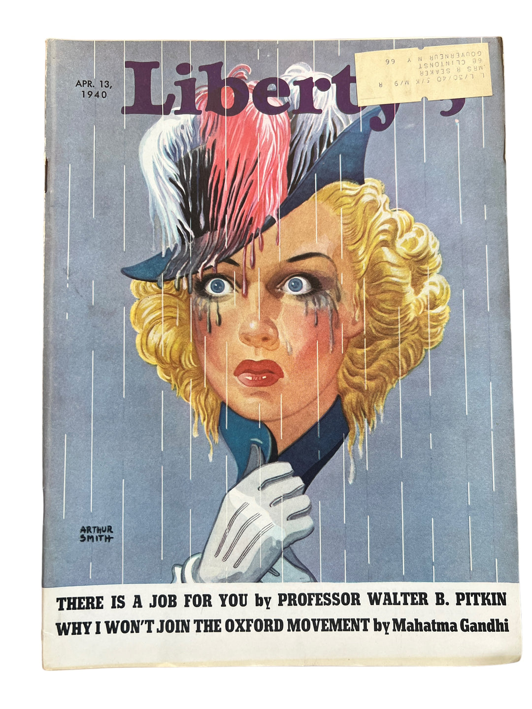 Magazine - Liberty April 13th, 1940