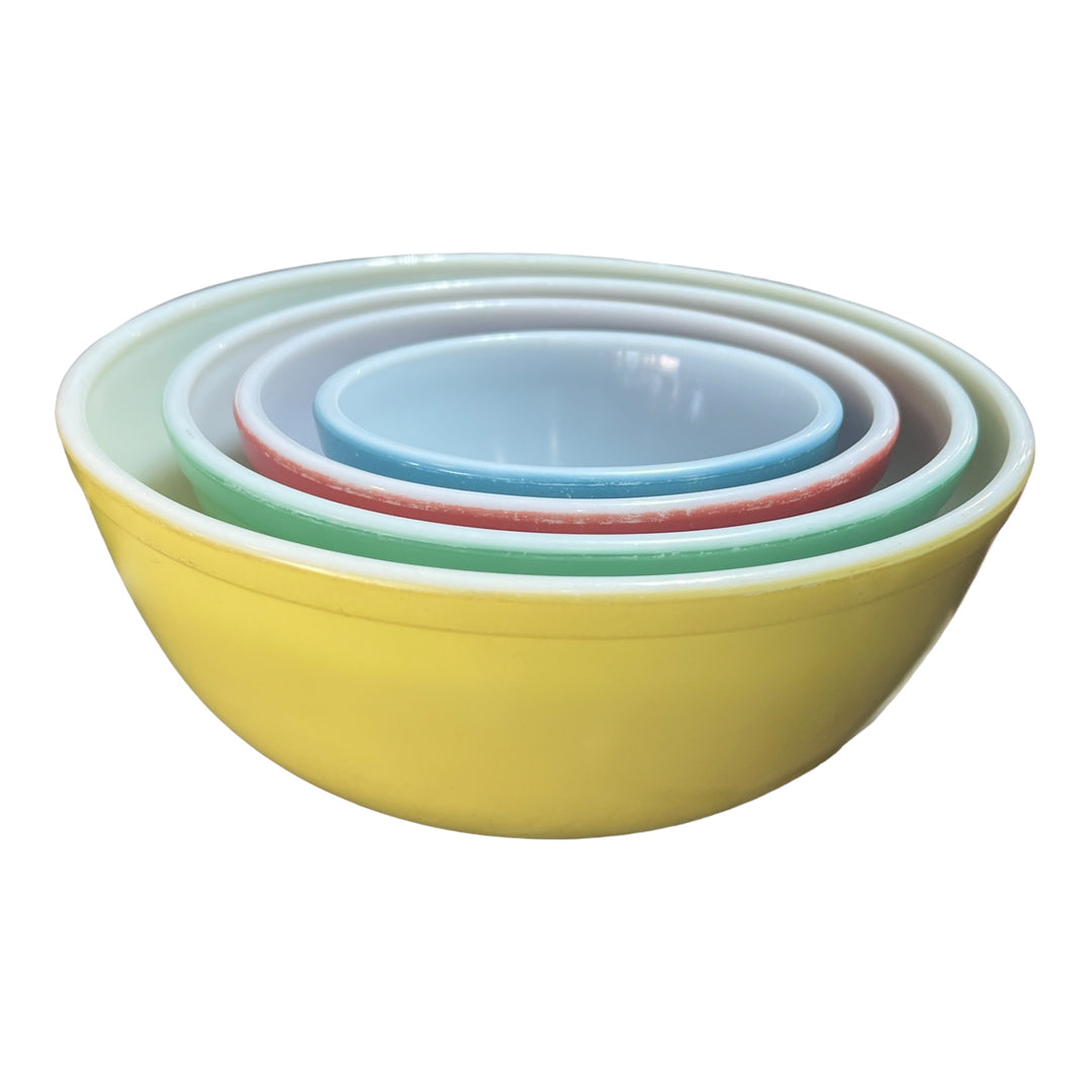 Pyrex Primary Color Nesting Bowl Set - Used